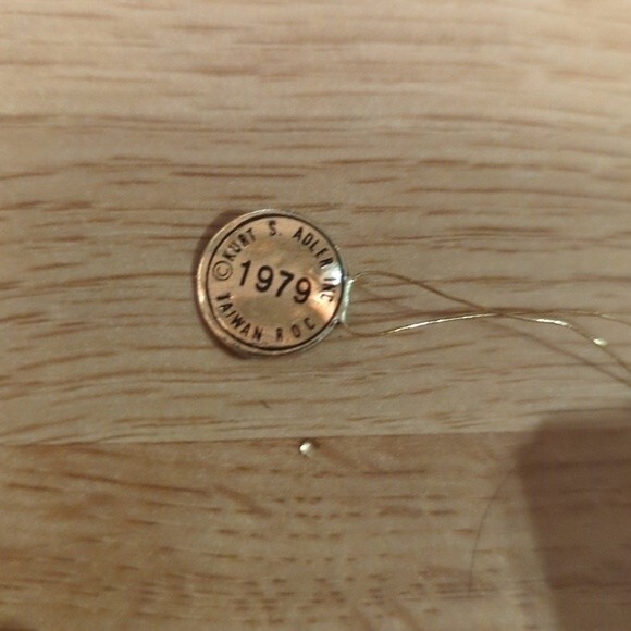 Kurt Adler O'Reilly's Provisions & Meat Wagon Wood Christmas Ornament 1979 - Picture 5 of 9